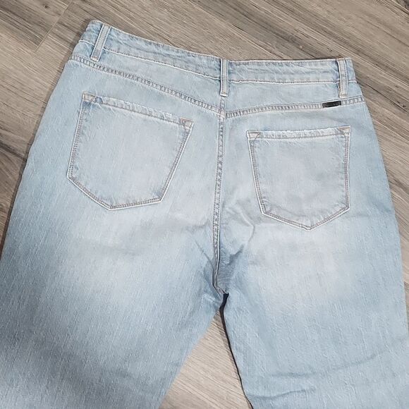 EUC KanCan Estilo Distressed Cropped High Waisted Light Blue Jeans - Picture 8 of 8